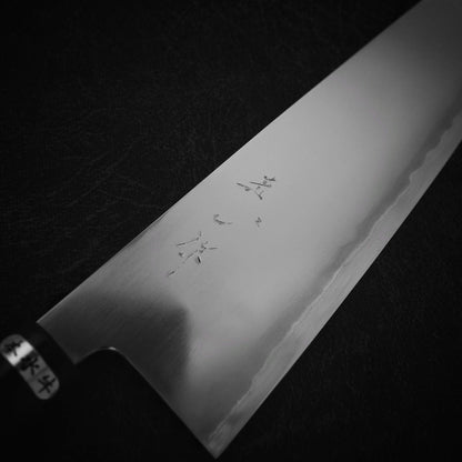 Watanabe Pro aogami #2 240mm gyuto - Zahocho Japanese Knives
