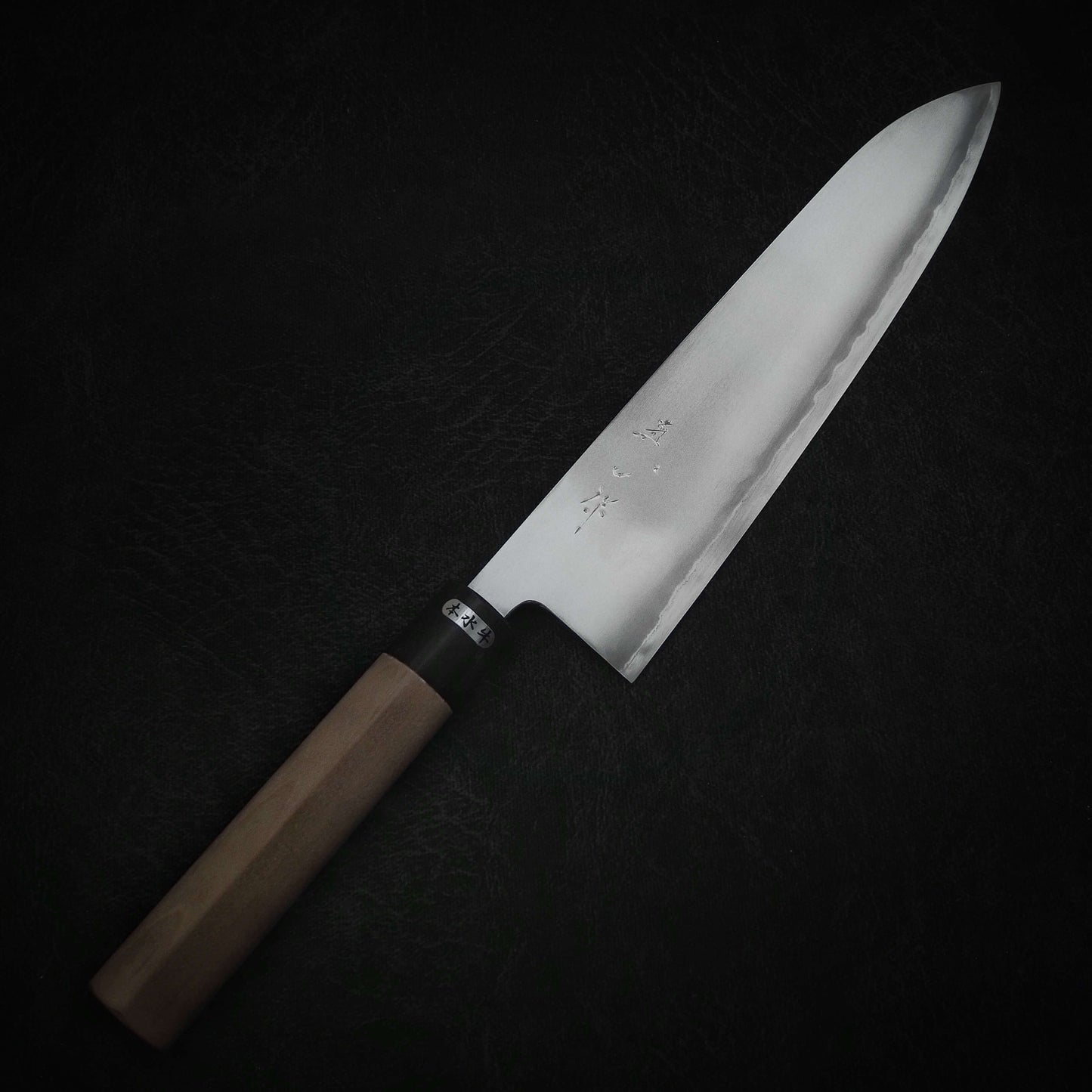 Watanabe Pro aogami #2 240mm gyuto - Zahocho Japanese Knives