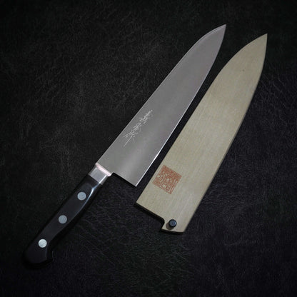 Yoshihiro Inox AUS8 gyuto (with saya) - Zahocho Japanese Knives