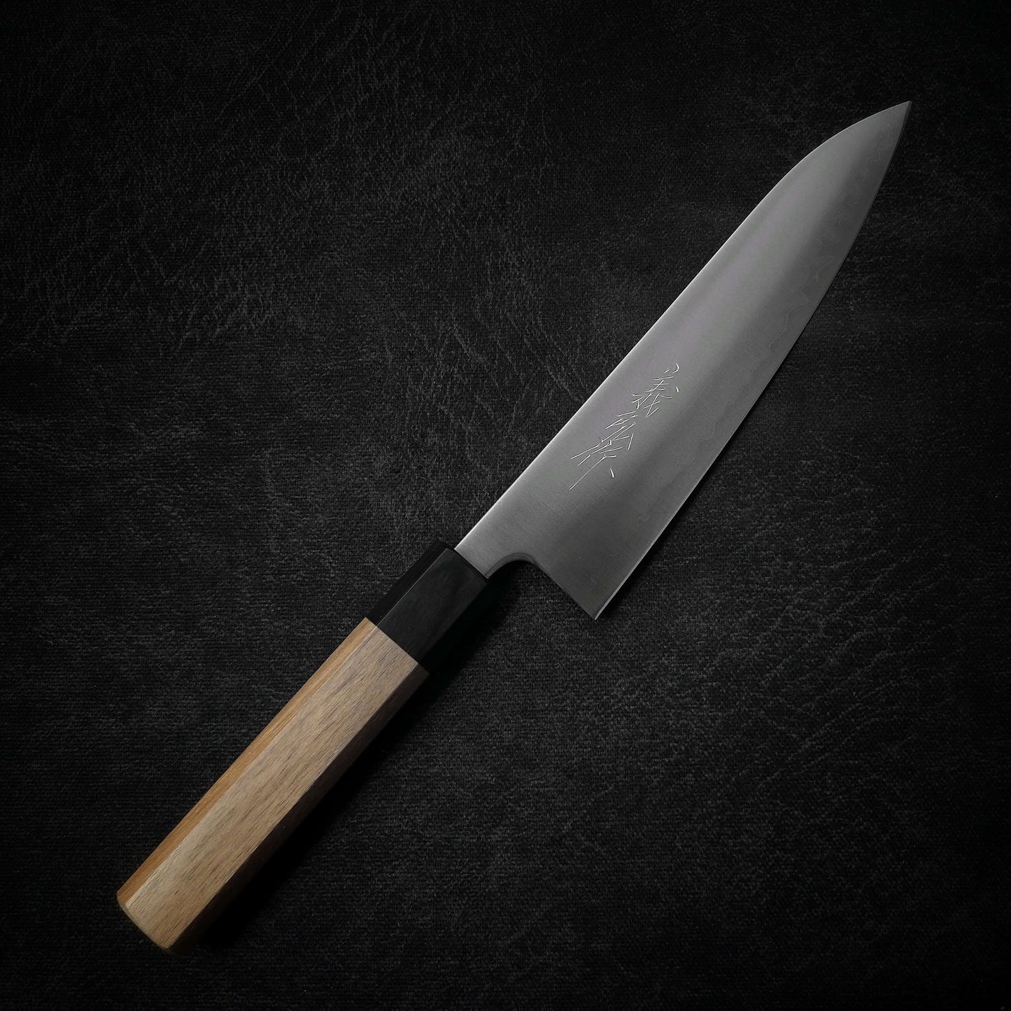 Yoshihiro migaki AS (Aogami Super) 180mm gyuto - Zahocho Japanese Knives