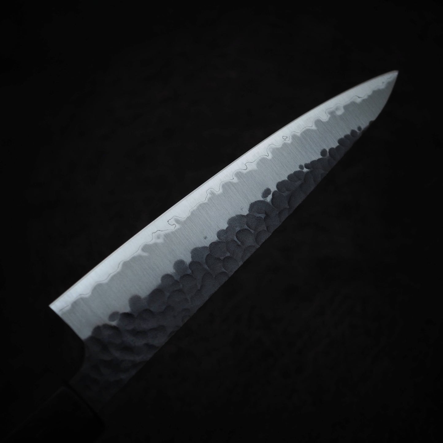 Yoshihiro tsuchime kurouchi AS 135mm petty knife (with saya) - Zahocho Japanese Knives