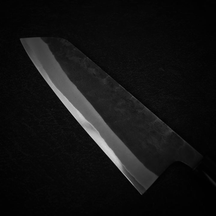 Yoshikane tsuchime kurouchi V2 170mm bunka - Zahocho Japanese Knives