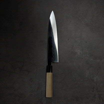 Yoshikazu Ikeda aogami#2 honyaki gyuto 240mm - Zahocho Japanese Knives