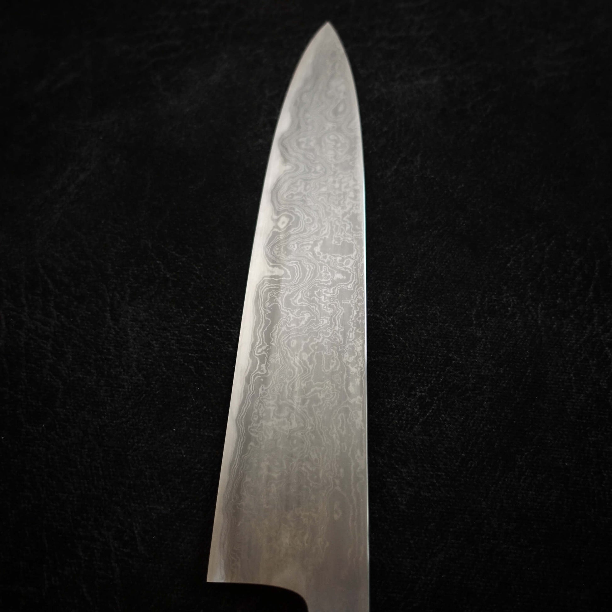 240mm kitaeji gyuto Shigefusa knife showing back side view