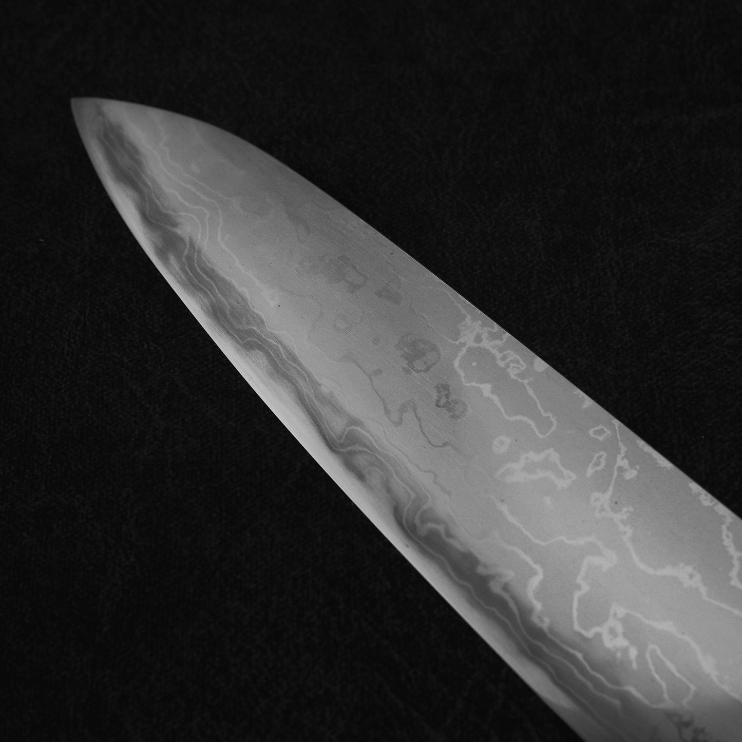Toyama aogami #2 damascus 270mm gyuto - Zahocho Japanese Knives