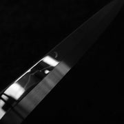 Genkai Masakuni (Mt. Fuji with crescent moon) shirogami #1 330mm honyaki yanagiba - Zahocho Japanese Knives