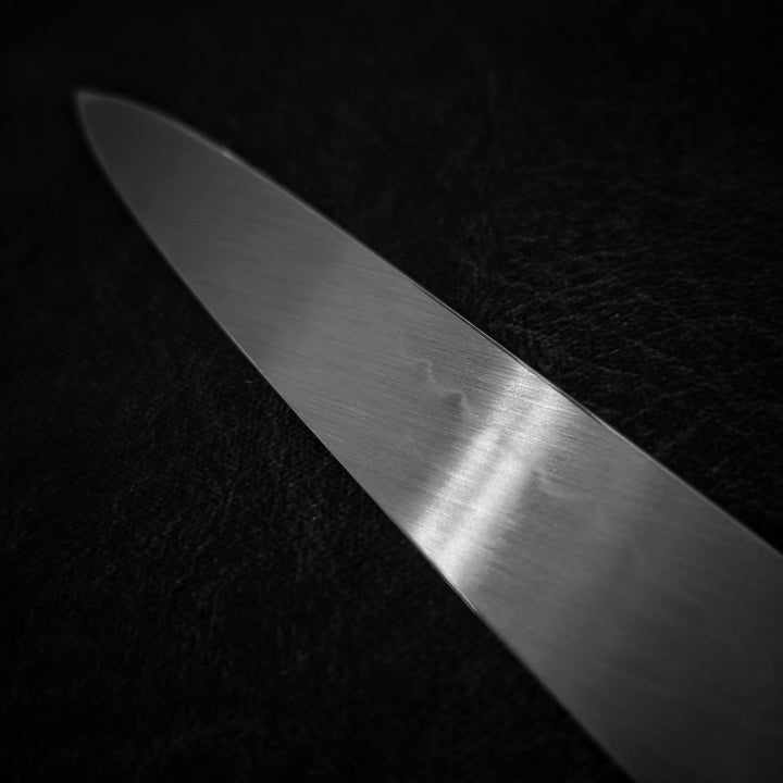 Genkai Masakuni (Mt. Fuji with crescent moon) shirogami #1 330mm honyaki yanagiba - Zahocho Japanese Knives