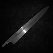 Genkai Masakuni (Mt. Fuji with crescent moon) shirogami #1 330mm honyaki yanagiba - Zahocho Japanese Knives