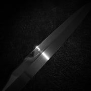 Genkai Masakuni (Mt. Fuji with crescent moon) shirogami #1 330mm honyaki yanagiba - Zahocho Japanese Knives