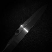 Genkai Masakuni (Mt. Fuji with crescent moon) shirogami #1 330mm honyaki yanagiba - Zahocho Japanese Knives