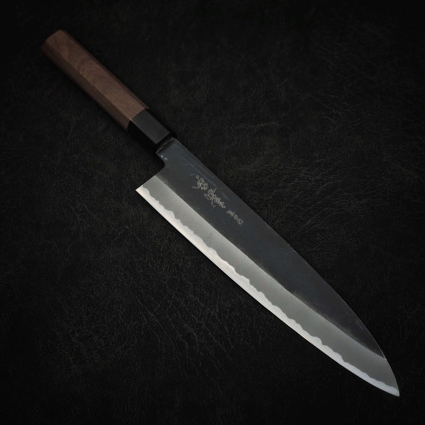 Yoshihiro kurouchi 230mm gyuto (with saya) - Zahocho Japanese Knives