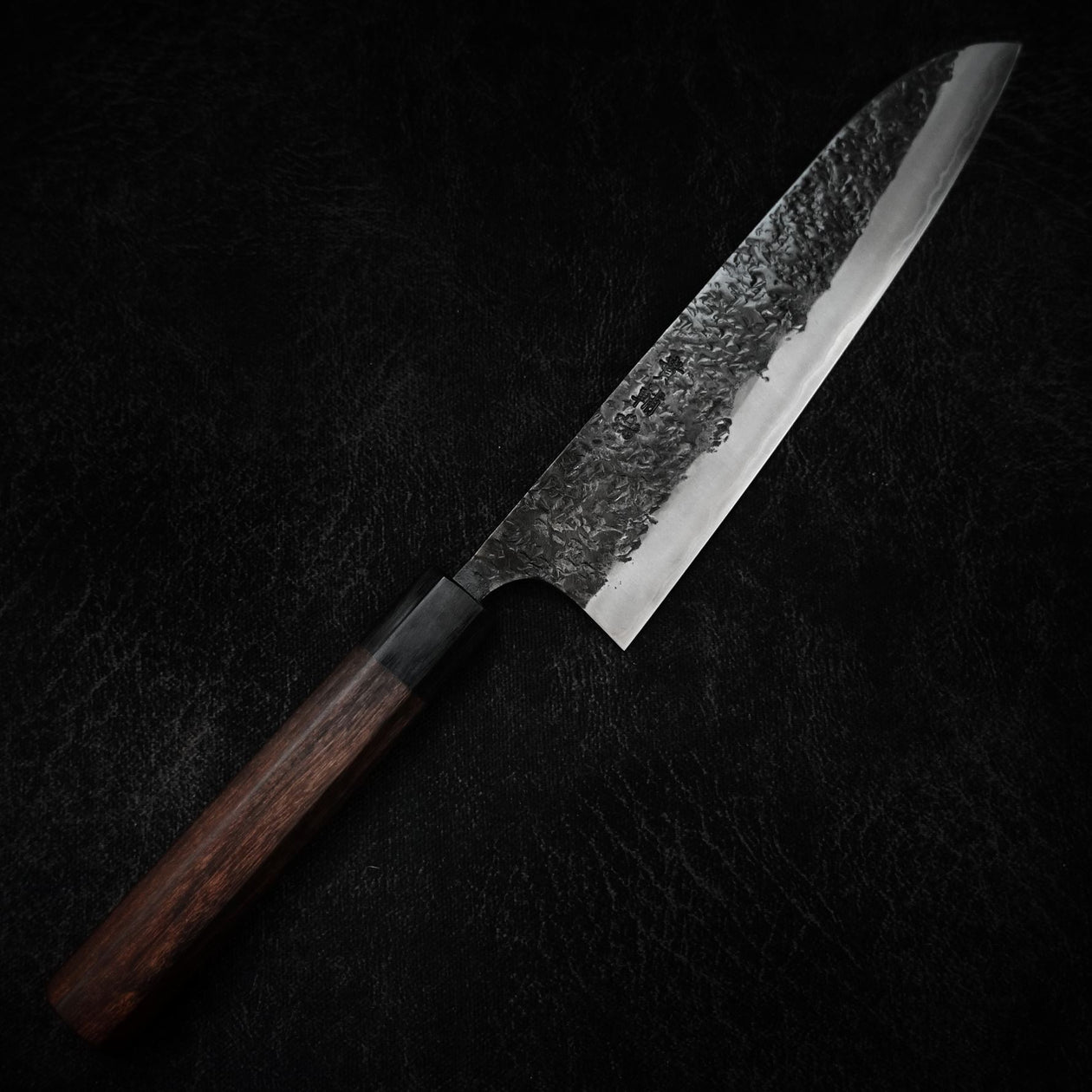 Kisuke tsuchime kurouchi shirogami#2 220mm gyuto - Zahocho Japanese Knives