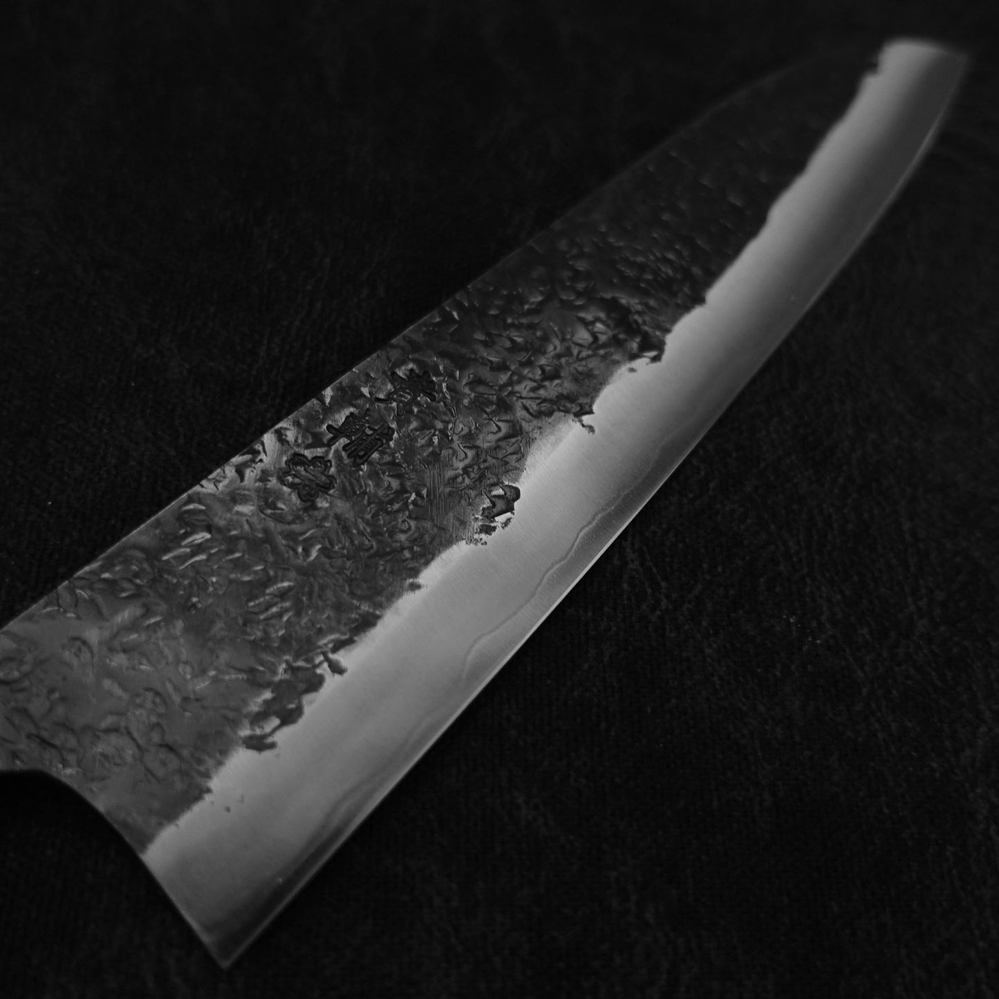 Kisuke tsuchime kurouchi shirogami#2 220mm gyuto - Zahocho Japanese Knives