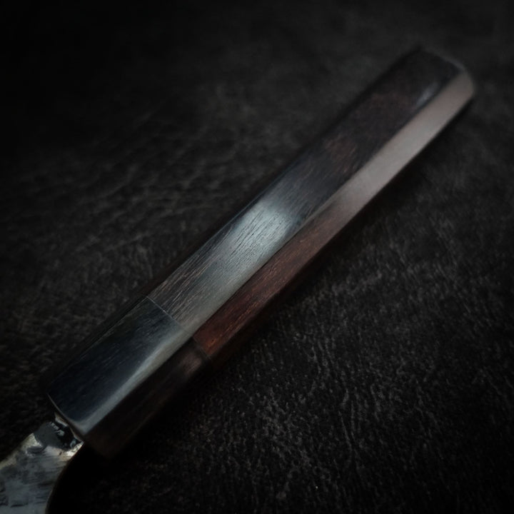 Kisuke tsuchime kurouchi shirogami#2 220mm gyuto - Zahocho Japanese Knives