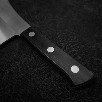 Buy Seki Cutlery Chopper Knife 16cm (160mm) Masahiro MV Black Plywood  MBS-26 Molybdenum Vanadium Laminated Reinforced Wood Handle Double-edged  knife for chopping large pieces of meat along with the bone like a