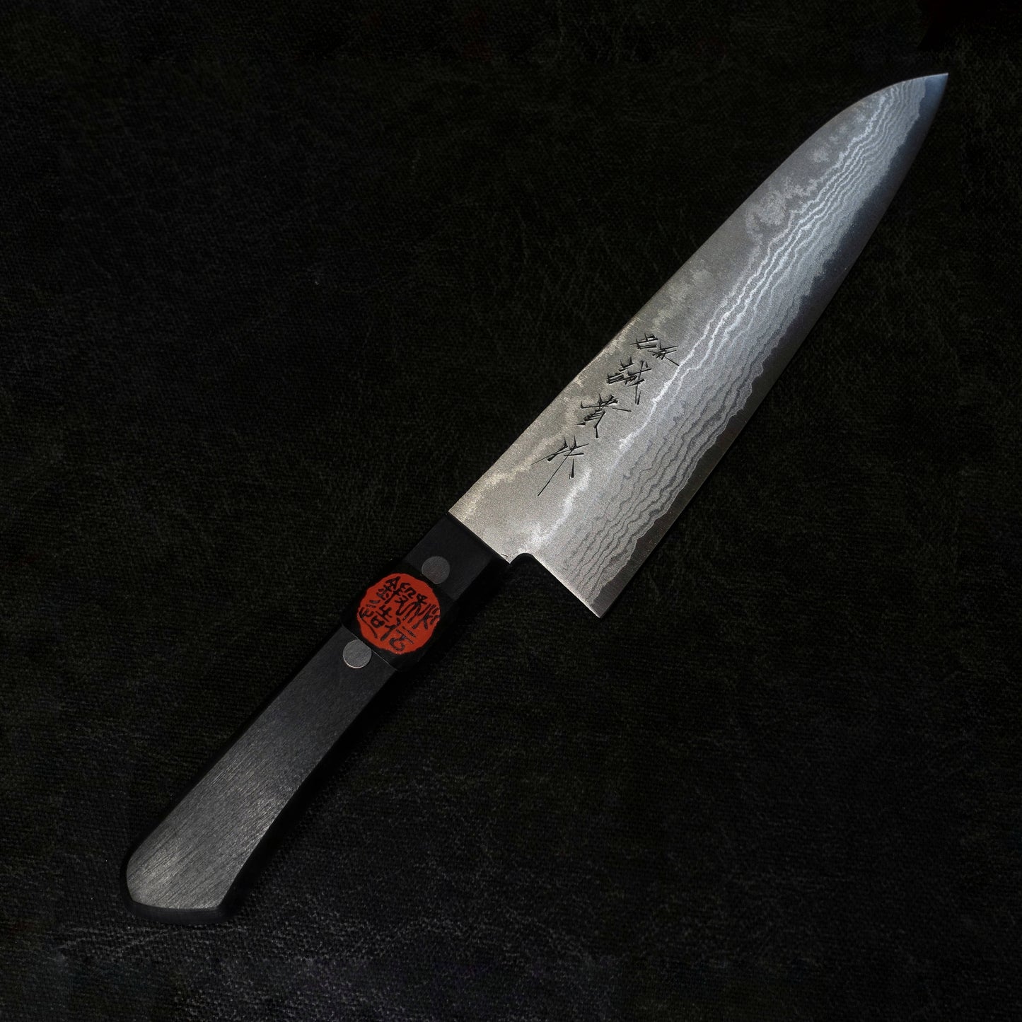 Shigeki Tanaka VG10 damascus 190mm gyuto - Zahocho Japanese Knives