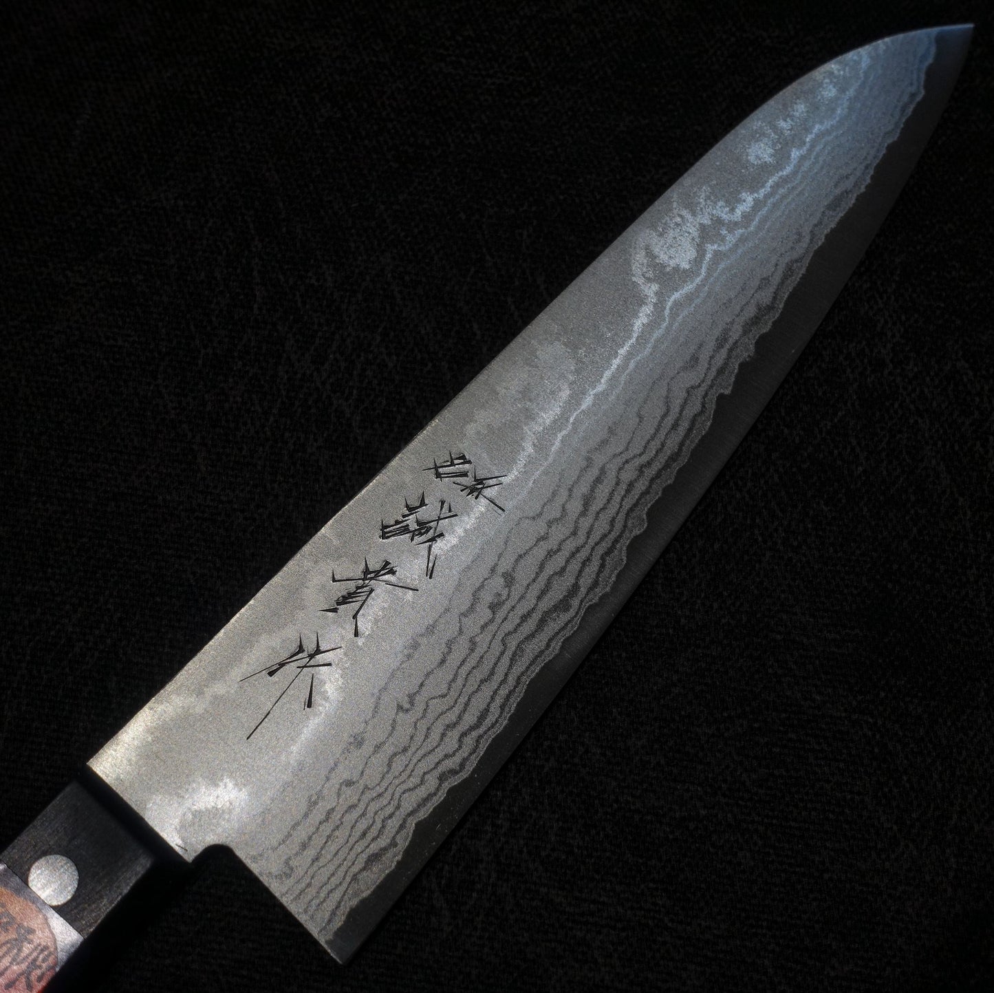 Shigeki Tanaka VG10 damascus 190mm gyuto - Zahocho Japanese Knives
