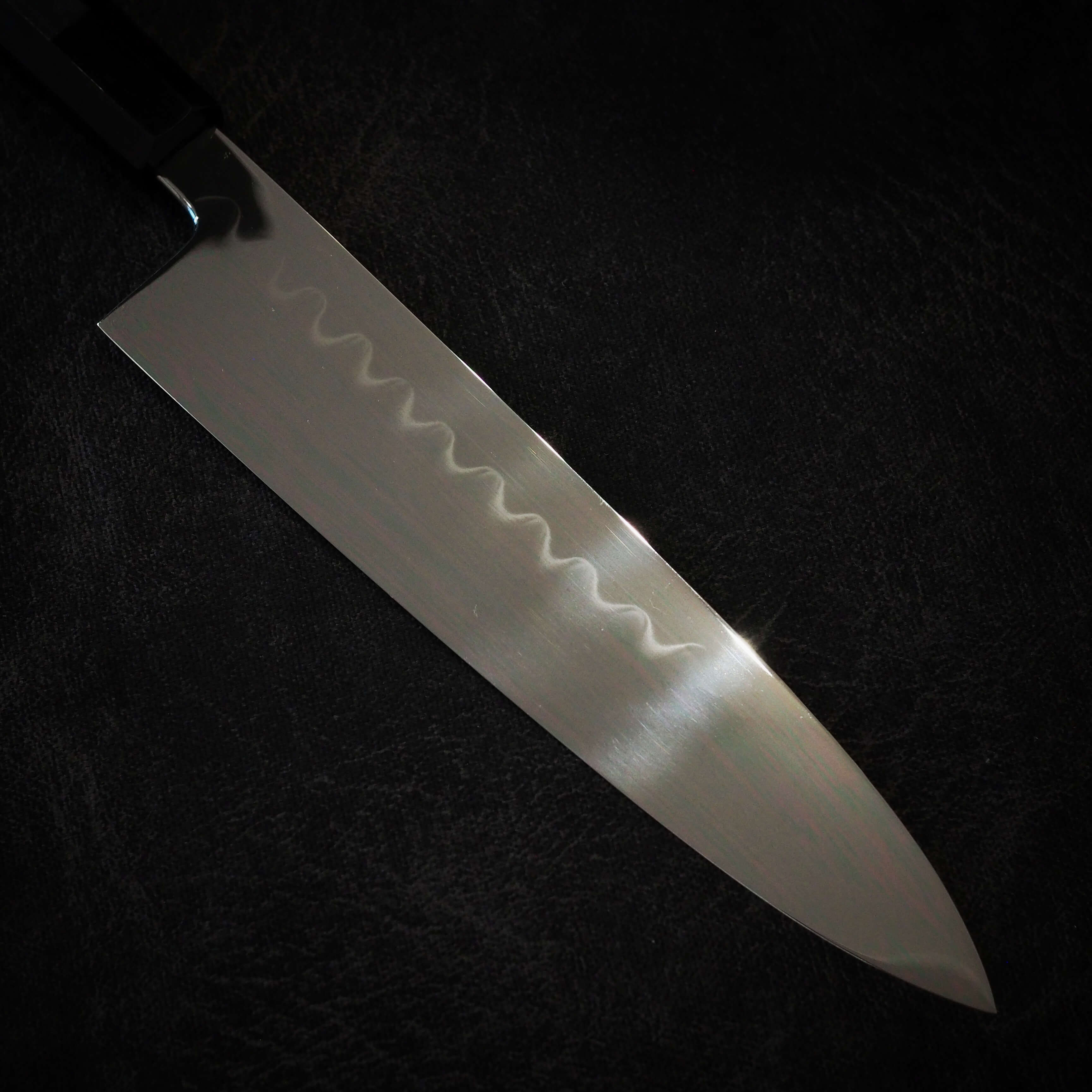 Kenji Togashi shirogami #2 honyaki 240mm gyuto – Zahocho Knives Tokyo