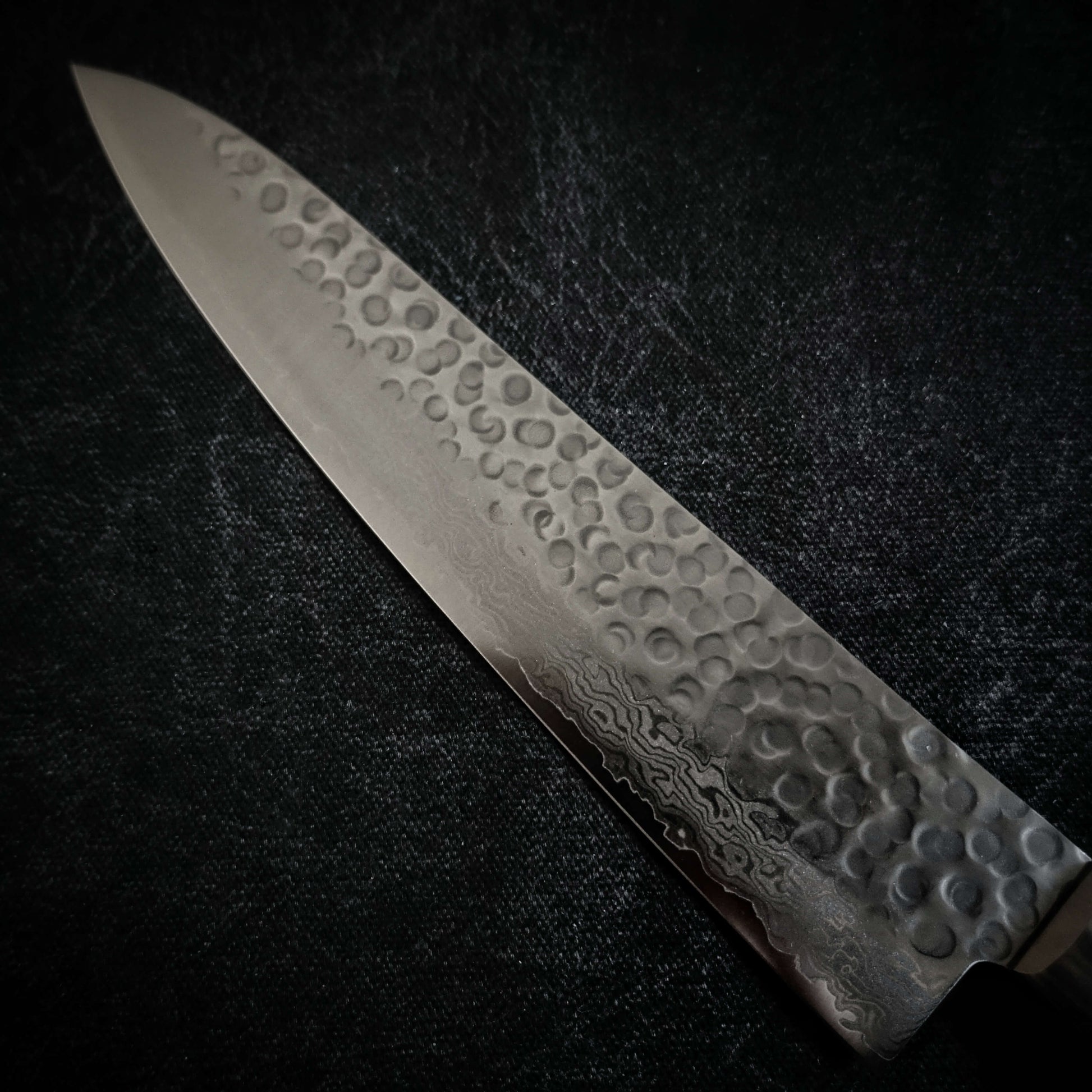 Yoshihiro tsuchime damascus VG10 240mm yo-gyuto - Zahocho Japanese Knives