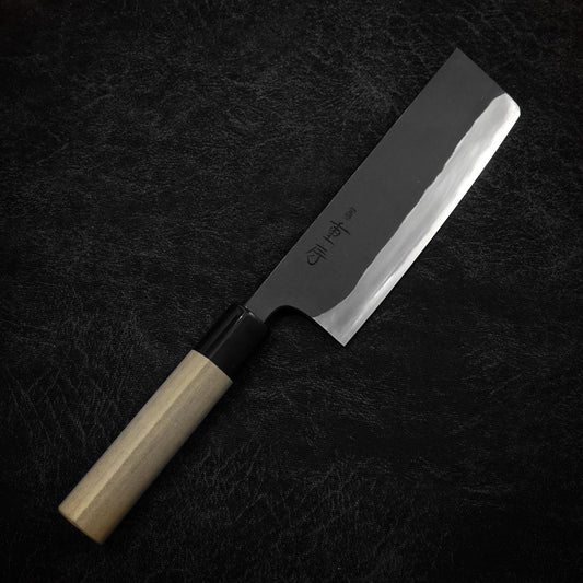 Shigefusa kurouchi 165mm nakiri - Zahocho Japanese Knives