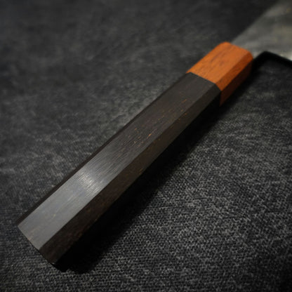 Shigeki Tanaka kurouchi aogami #2 165mm kiritsuke nakiri - Zahocho Japanese Knives