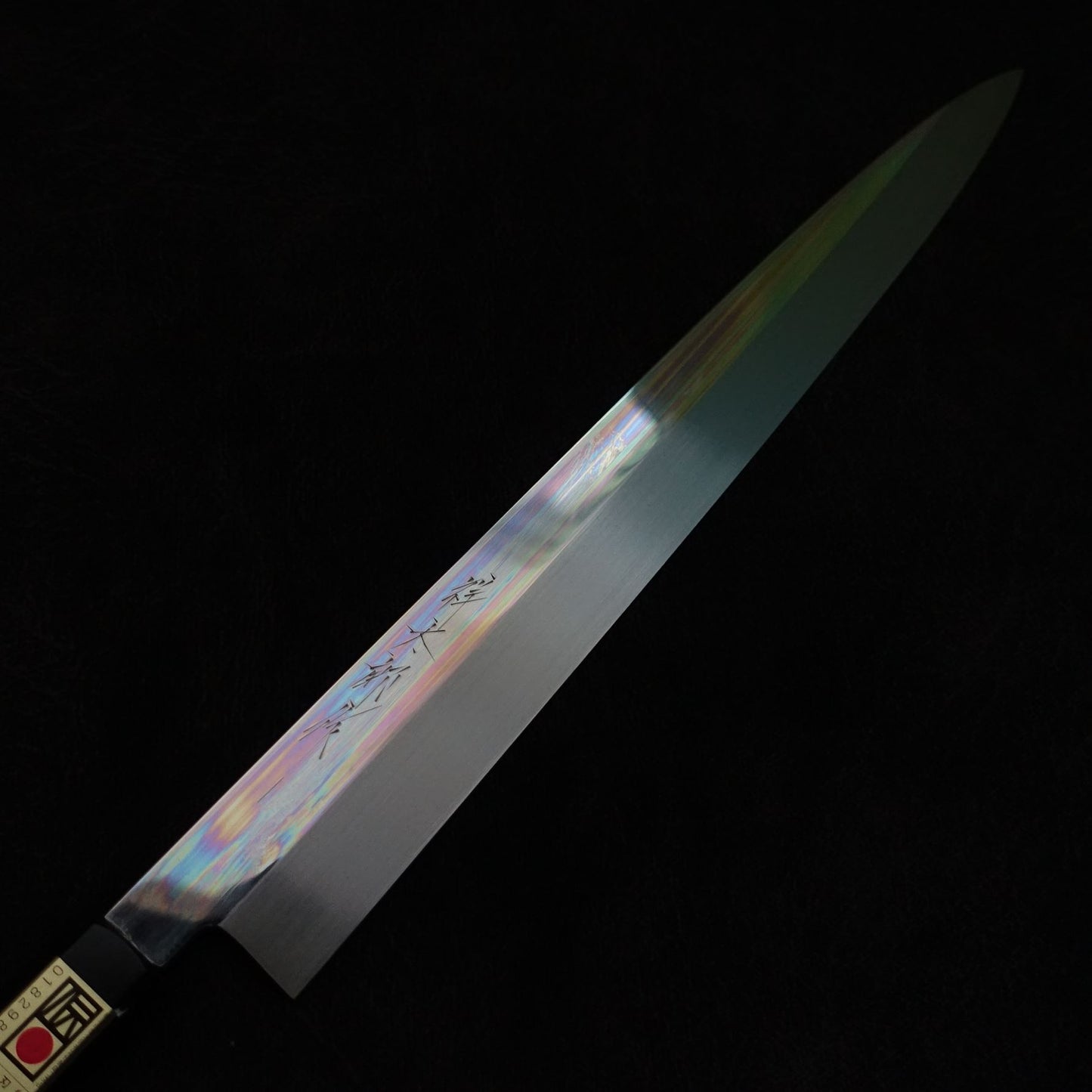 Yoshikazu Ikeda shirogami#3 300mm honyaki yanagiba - Zahocho Japanese Knives
