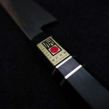Yoshikazu Ikeda shirogami#3 300mm honyaki yanagiba - Zahocho Japanese Knives