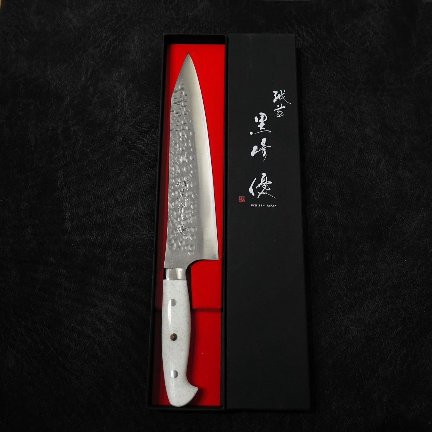 Yu Kurosaki SG2 tsuchime kiritsuke gyuto 240mm - Zahocho Japanese Knives