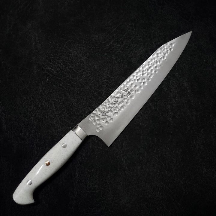 Yu Kurosaki SG2 tsuchime kiritsuke gyuto 240mm - Zahocho Japanese Knives